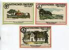 Schleswig-Holstein 50 Pfg. 1 Mk. 2 Mk. Keitum/Sylt, -