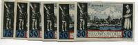 Schleswig-Holstein 4x50 Pfg. 2x75 Pfg. Lübeck, -