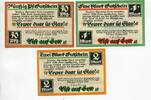 Schleswig-Holstein 50 Pfg. 1 Mk. 2 Mk. List/Sylt, -
