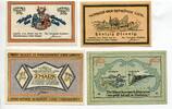Schleswig-Holstein 25 Pfg. 50 Pfg. 1 Mk. 2 Mk. Leck, -