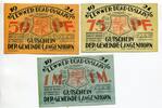 Schleswig-Holstein 50 Pfg. 75 Pfg. 1 Mk. Langenhorn, -
