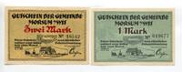 Schleswig-Holstein 1 Mk. 2 Mk. Morsum/Sylt, -
