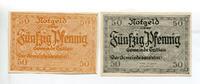 Schleswig-Holstein 2x50 Pfg. Trittau, -