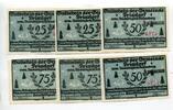 Schleswig-Holstein 2x25 Pfg. 2x50 Pfg. 2x75 Pfg. Prisdorf, -