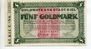 Schleswig-Holstein 5 Gmk. Kiel, -