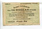 Schleswig-Holstein 1/50 Dollar Bremen, -