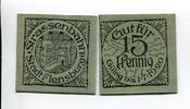 Schleswig-Holstein 15 Pfg. Flensburg, -