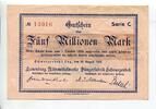 Schleswig-Holstein 5 Millio. Mk. Schwarzenbek, -