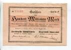 Schleswig-Holstein 100 Millio. Mk. Schwarzenbek, -