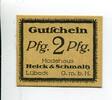 Schleswig-Holstein 2 Pfg. Lübeck, -