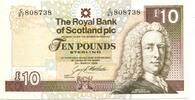 10 Pounds 1994 Schottland, The Royal Bank of Scotland,, III+