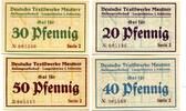 Schlesien, 20 Pfg. 30 Pfg. 40 Pfg. 50 Pfg. Langenbielau, -