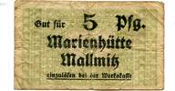 Schlesien, 5 Pfg. Mallmitz, -