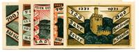 Schlesien, 5x50 Pfg. Ober-Salzbrunn, -