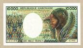 Gabun, 1000 Francs -
