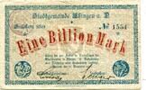 Württemberg 1 Billio. Mk Ehingen, -