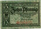 Brandenburg 10 Pfg. Rathenow, -