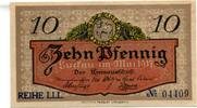 Brandenburg 10 Pfg. Luckau, -