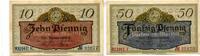 Brandenburg 10 Pfg. 50 Pfg. Luckau, -