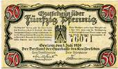 Brandenburg 50 Pfg. Lebus, -