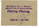 Hamburg, 50 Pfg. Altona, -