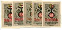 Mecklenburg/Schwerin, 25 Pfg. 50 Pfg. 75 Pfg. 95 Pfg. Wismar, -