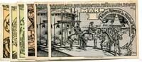 Mecklenburg/Schwerin, 6x1 Mk. Rostock, -