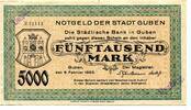 Brandenburg 5 T. Mk. Guben, -