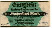 Brandenburg 100 Mk. Liebenwerda, -