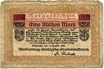 Mecklenburg/Strelitz 1 Mio. Mk. Neustrelitz, -