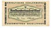 Sachsen-Anhalt 500 T. Mk Halle, -