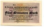 Sachsen-Anhalt 5 Mio. Mk. Magdeburg, -