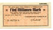 Sachsen-Anhalt 5 Mio. Mk. Zipsendorf, -