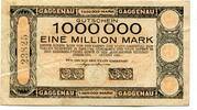 Baden 1Mio. Mk. Gaggenau, -
