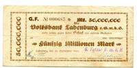 Baden 50 Mio. Mk. Ladenburg, -