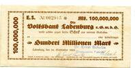 Baden 100 Mio. Mk. Ladenburg, -