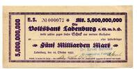 Baden 5 Md. Mk. Ladenburg, -