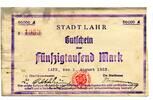 Baden 50 T. Mk. Lahr, -