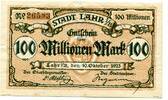 Baden 100 Mio. Mk. Lahr, -