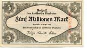 Hessen-Nassau 5 Mio. Mk. Wiesbaden, -