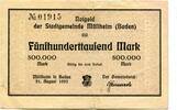 Baden 500 T. Mk. Müllheim, -