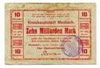 Baden 10 Md. Mk. Mosbach, -