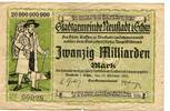 Baden 20 Md. Mk. Neustadt/Schwarzwald, -