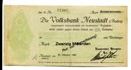 Baden 20 Md. Mk. Neustadt/Schwarzwald, -