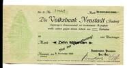 Baden 10 Md. Mk. Neustadt/Schwarzwald, -