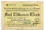 Baden 5 Mio. Mk. Mosbach, -