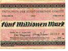 Sachsen 5 Mio. Mk. Görlitz, -