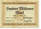 Sachsen 100 Mio. Mk. Görlitz, -