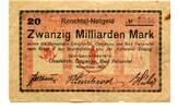 Baden 20 Md. Mk. Oberkirch, -