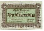 Baden 10 Md. Mk. Pforzheim, -